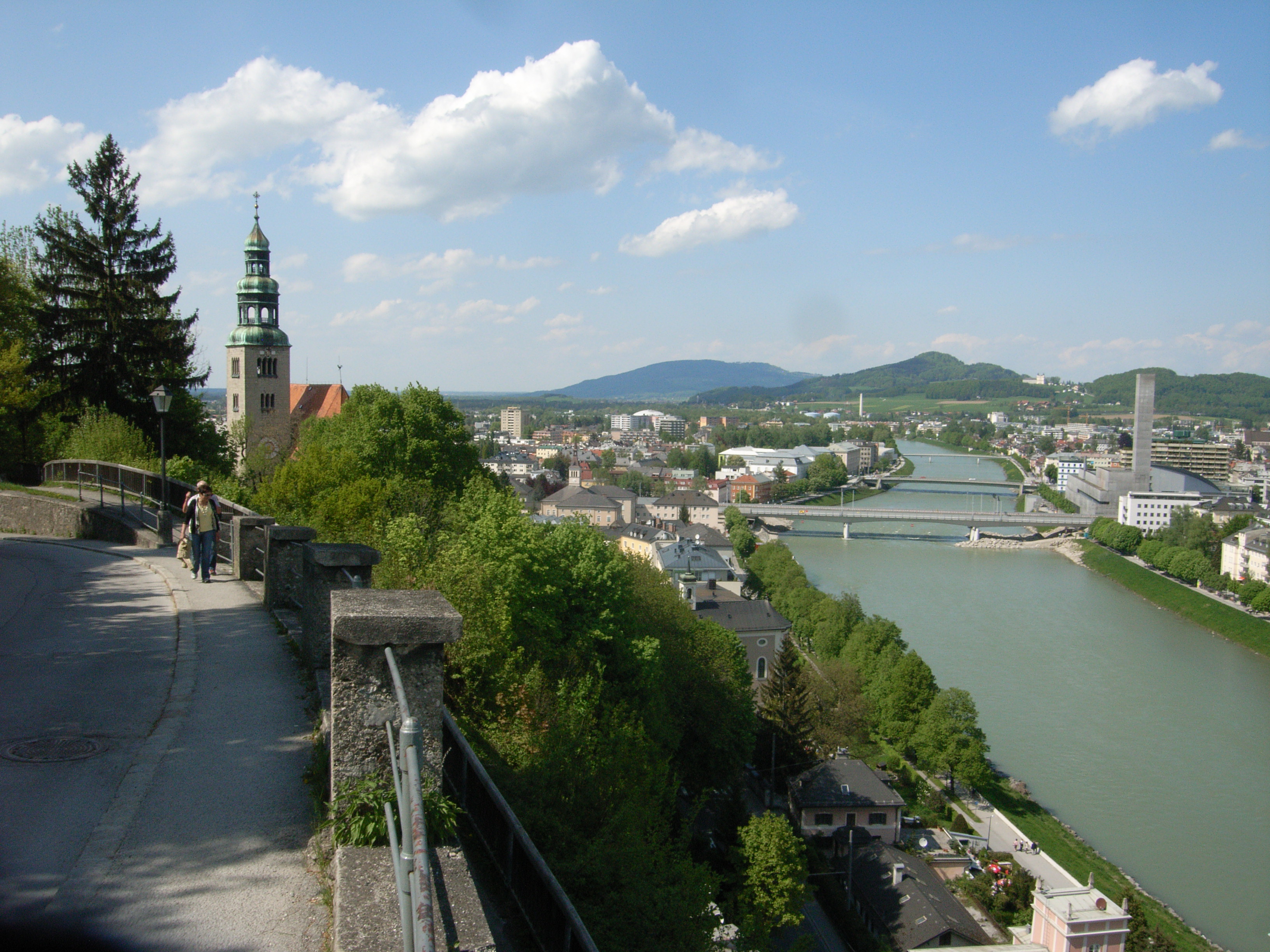 Mülln, Mönchsbergweg zur Müllner Schanze