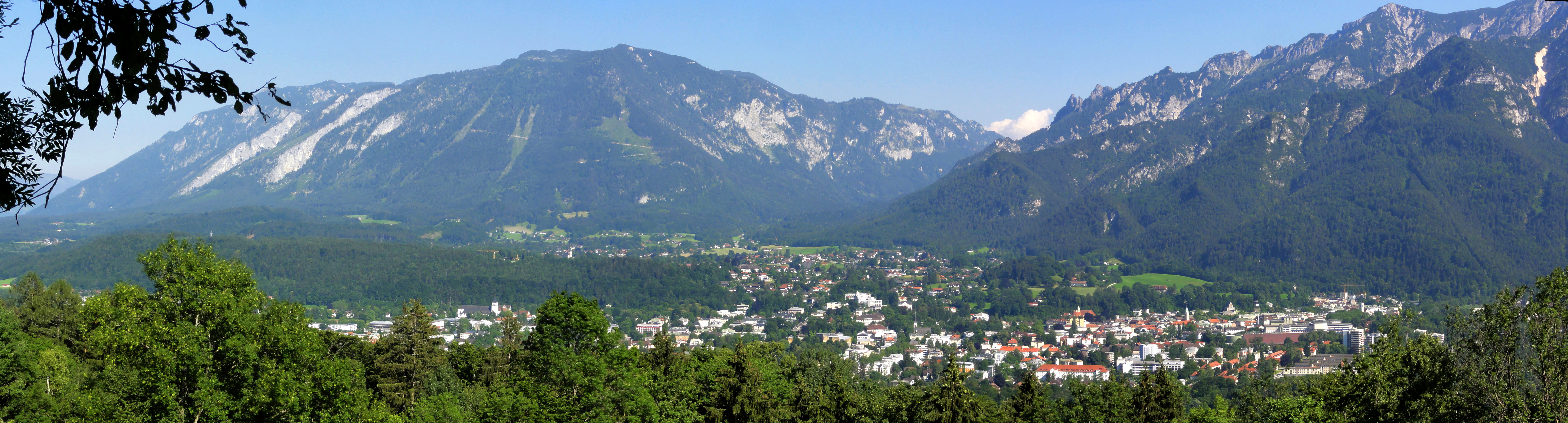 Dad Reichenhall-Pano von der Padinger Alm aus