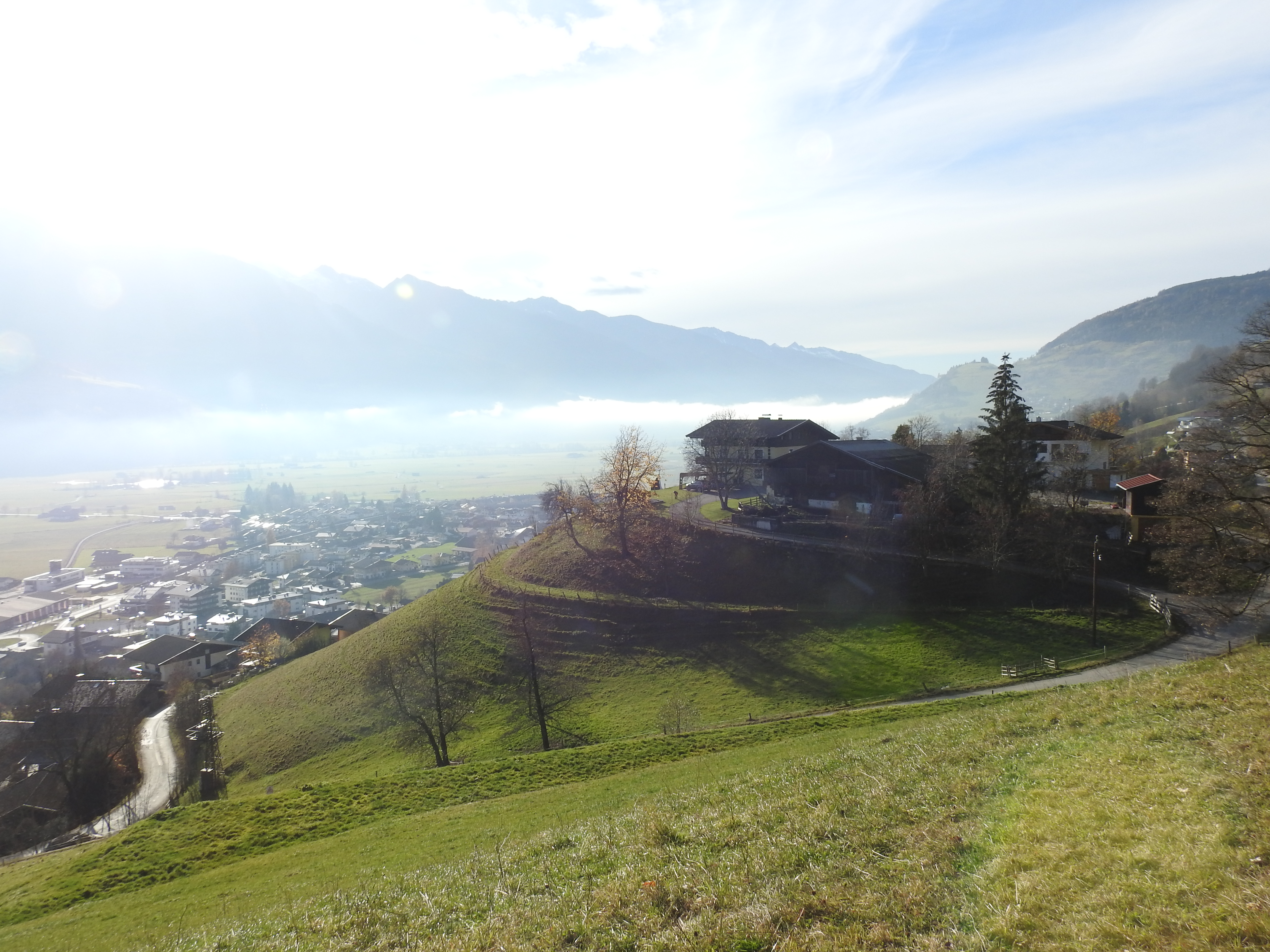Hochbürgl, früher ein Burgberg, heute ein Bauernhaus