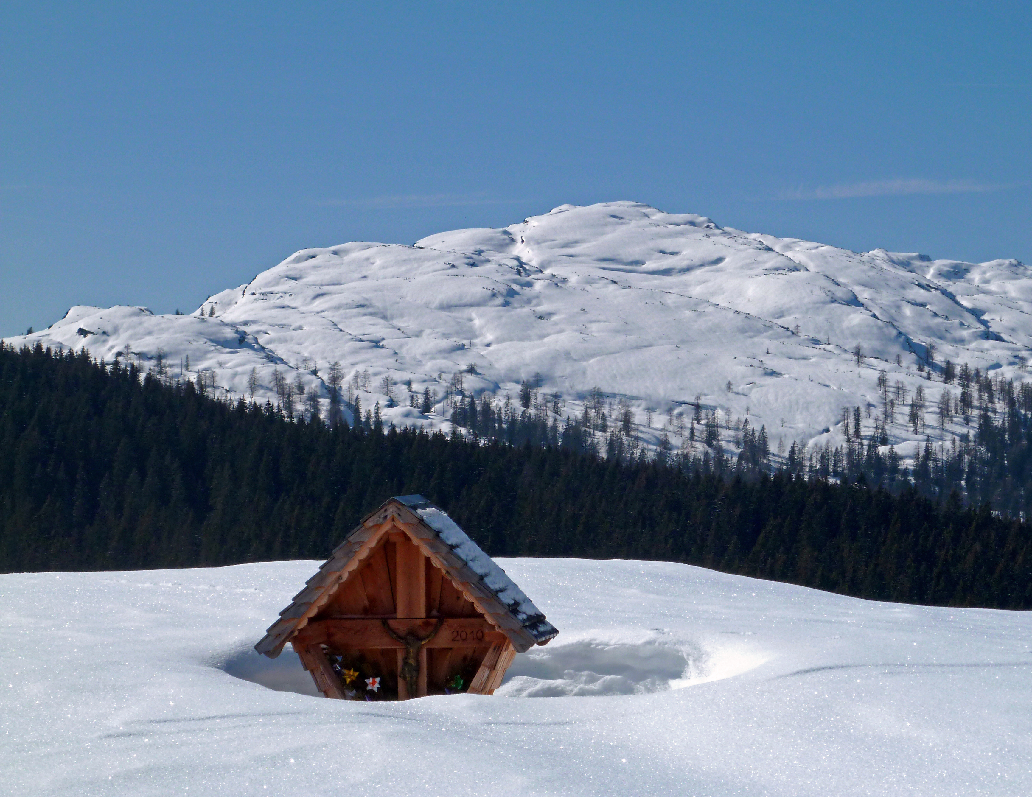 Wegkreuz auf der Loferer Alm