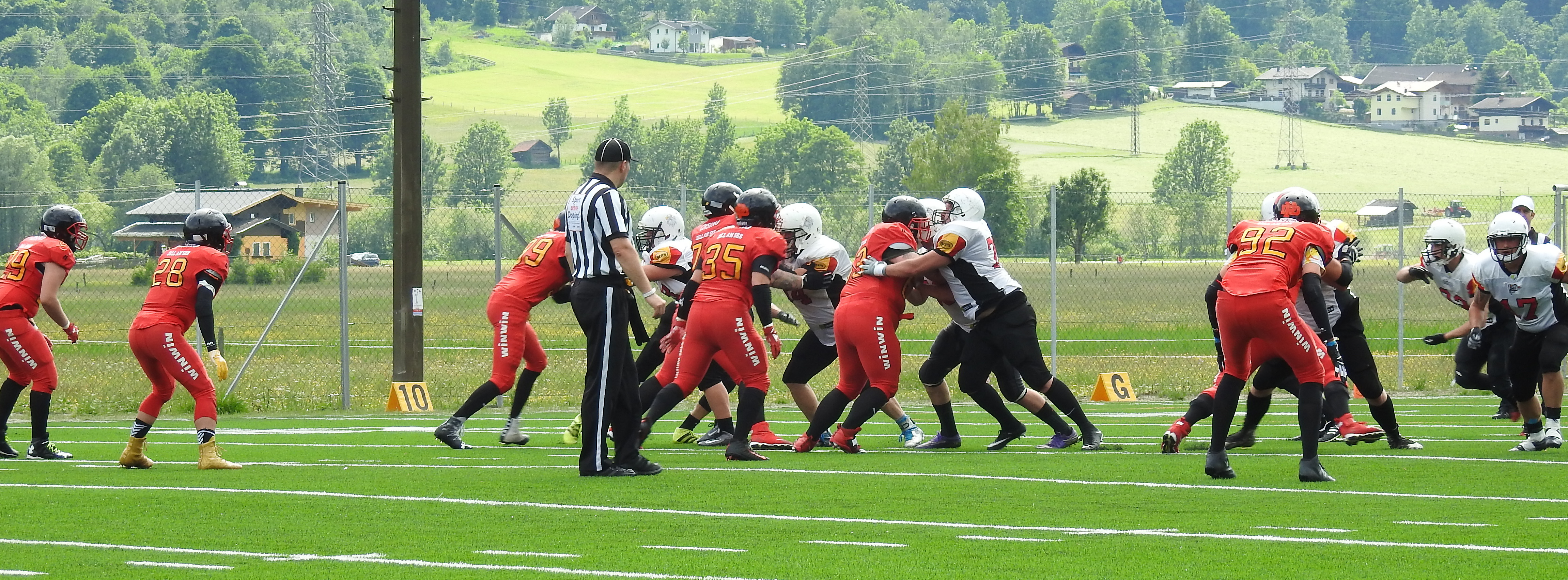 Die Pinzgau Celtics, hier im Spiel gegen die Carinthian Eagles in Piesendorf