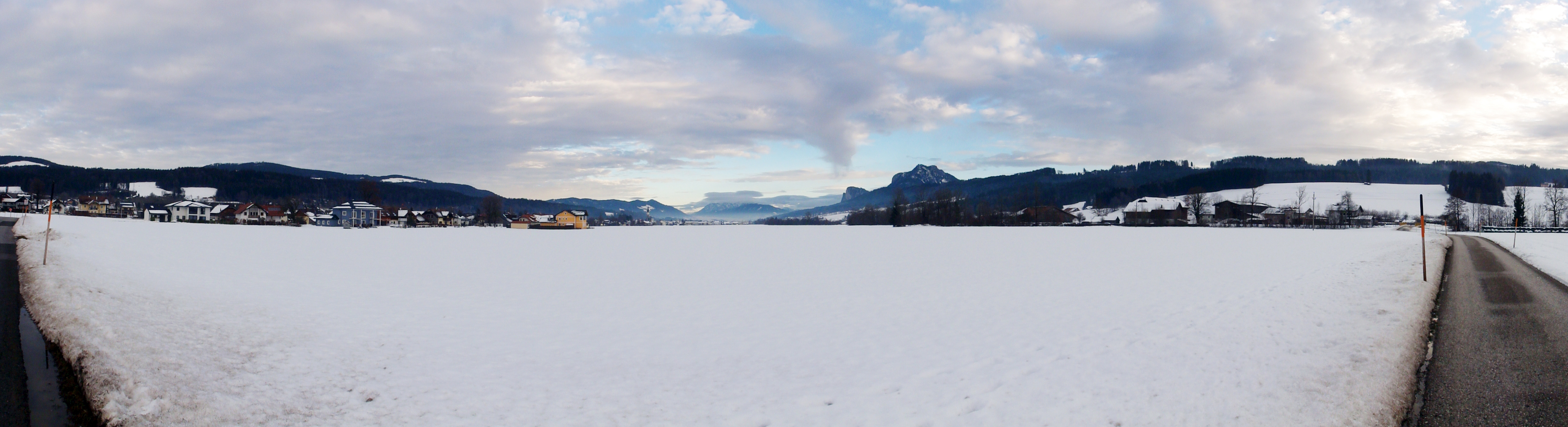 Panorama-Ostausblick nach Thalgau von der Helsenhubstraße