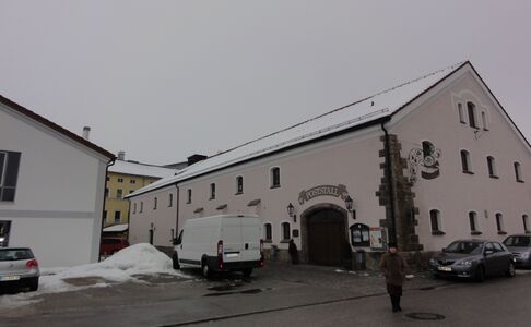ehemaliges Stallgebäude der Wieninger Brauerei, jetzt Veranstaltungslokalität