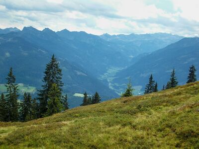 Roßbrand, Blick in Richtung Radstädter Tauern