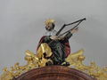 Darstellung des König David auf der Orgel in der Pfarrkirche Thalgau