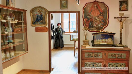 Blick in Ausstellungsräume