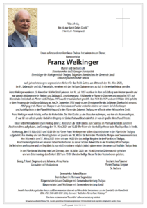 Parte von Franz Weikinger