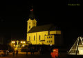 Pfarrkirche Wals, Nachtansicht