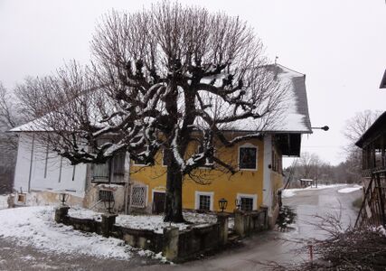 Braugasthof Guggenthal, westliche Ansicht von der Brauhausstraße aus