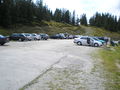 Parkplatz in Gipfelnähe