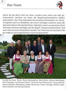 das Buchteam von "Henndorf vazöht"