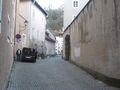 Die Krotachgasse im Kaiviertel bei Tag, von der Chiemseegasse aus gesehen, Datum der Aufnahme Frühjahr (März) 2014