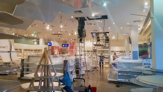 Der Terminal 1 des Salzburger Flughafens wird während der Erneuerung der Piste ebenfalls renoviert.