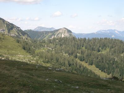 Blick zur Moosangerlalm