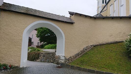 Erhaltenes Tor von innen.