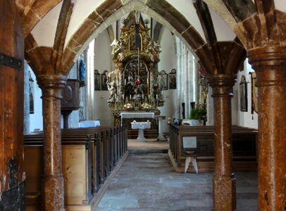 Filialkirche St. Georg am Georgenberg, Innenansicht
