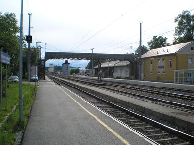 Bahnhof Seekirchen in Richtung Salzburg