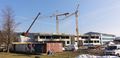 Neubau der Volksschule Thalgau, Baustellenansicht am 7.3.2012