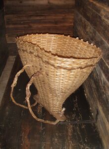 Buglkerwe, Korb zum Tragen (z. B. von Holzscheiten) auf dem Rücken Museum Bramberg