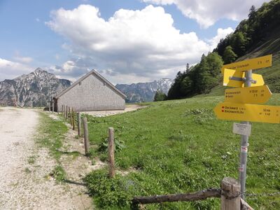 Die Niedergadenalm als Ausgangspunkt für Bergtouren