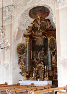 Rechter Seitenaltar in Maria Gern