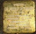 Stolperstein für Adolf Altmann (* 1879, † 1944); in der Lasserstraße Nr. 8