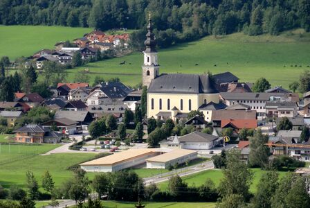 Container-Volksschule als Übergangslösung in Thalgau, August 2011