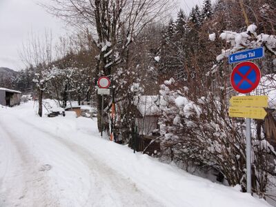 Beginn des Weges in das Stille Tal