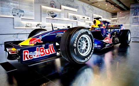 Red Bull Formel-1 Bolide zu Gast von 27. bis 29. Juni 2014 auf der Kaiser-Franz-Josefs-Höhe im Besucherzentrum