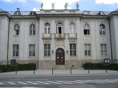Das Hauptgebäude des Mozarteums