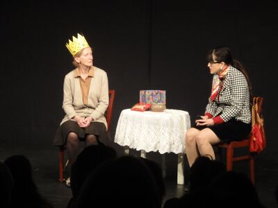 "Besuchszeit" v. Felix Mitterer, Szene "Im Altersheim", Theater Anthering, März 2016