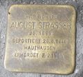 Stolperstein für August Strasser (* 1895; † 1945); in der Vogelweiderstraße Nr. 93