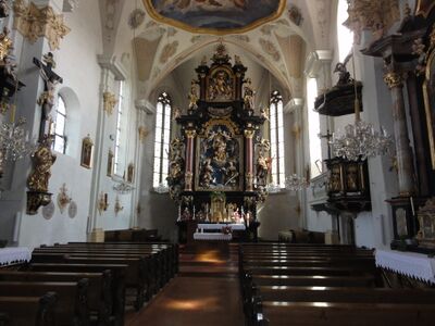 Pfarrkirche Lochen am See, Innenansicht
