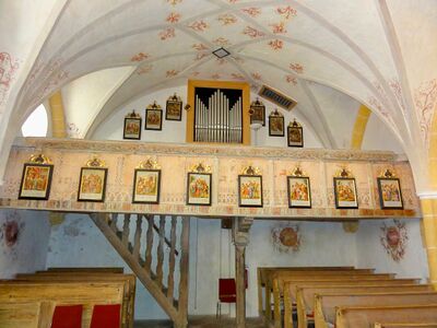 Filialkirche Gebertsham, Emporeseite