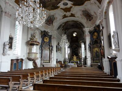 Pfarrkirche Mariä Himmelfahrt, Innenansicht