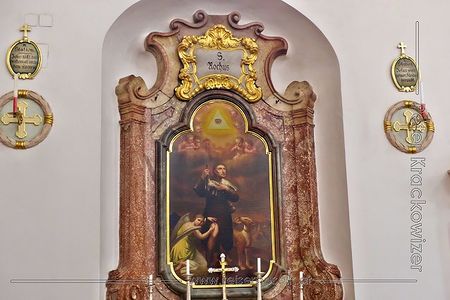 Seitenaltar des hl. Rochus