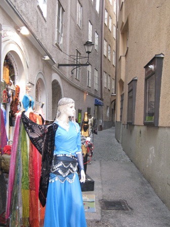 Das Döllerergässchen von der Judengasse aus gesehen